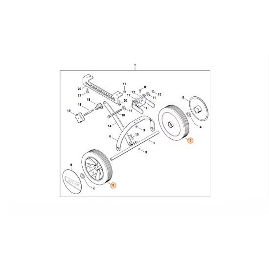 STIHL  Koło 4601 791 3600